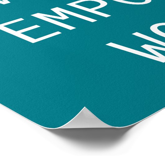 Empowered Women Empower Cool RBG ポスター (角)