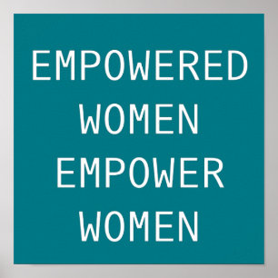 Empowered Women Empower Cool RBG ポスター