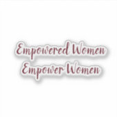 Empowered Women Empower Women Modern Chic シール (正面)