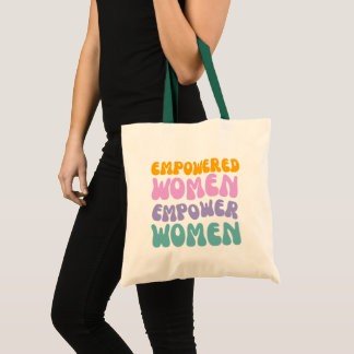 Empowered Women Empower Women Retro Vintage quote トートバッグ