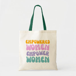 Empowered Women Empower Women Retro Vintage quote トートバッグ