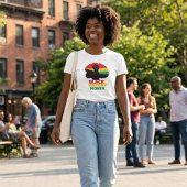 Empowering  Afro  Woman  Tシャツ