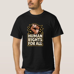 Empowering and インスパイア's Human Rights Graphics Tシャツ