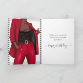 Empowering Black Women 'Girlボス誕生日カード 招待状 (内部)