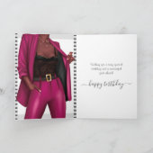 Empowering Black Women 'Girlボス誕生日カード 招待状 (内部)