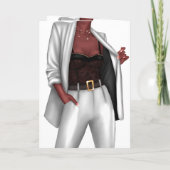 Empowering Black Women 'Girlボス誕生日カード 招待状 (裏面)