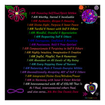 Empowering Cosmic Confirmations, 20" x 20"，ポスター