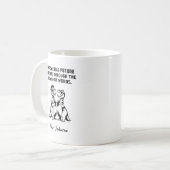 Empowering Future Writers Power of Words Design コーヒーマグカップ (正面左)