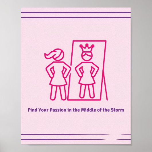 Empowering Girls Around The World *Be a Queen* ポスター (正面)