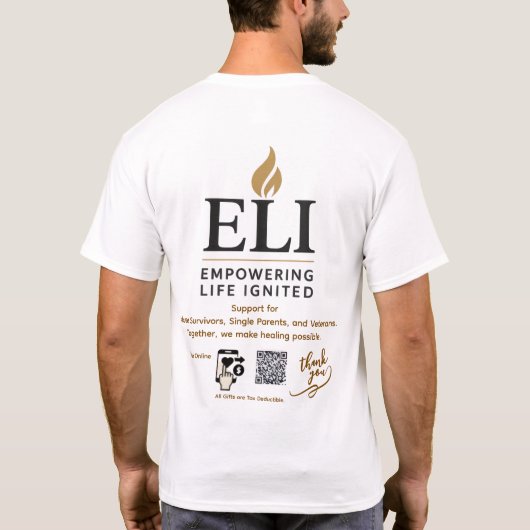 Empowering Life Ignited, T-Shirt Tシャツ (裏面)