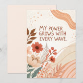 Empowering Pregnancy Wave Strength Art シーズンカード (正面/裏面)