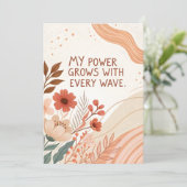 Empowering Pregnancy Wave Strength Art シーズンカード (スタンド正面)