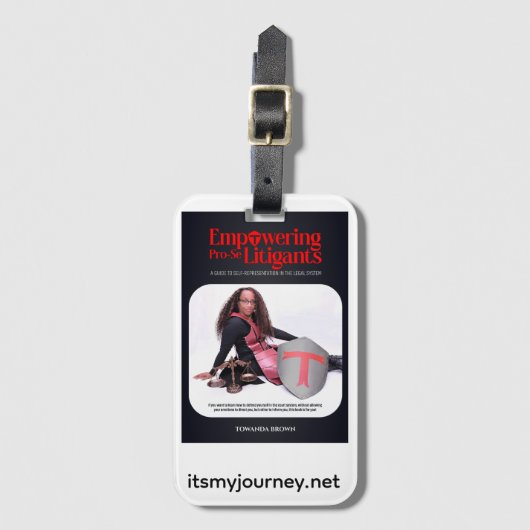 Empowering Pro-Se Luggage Tag ラゲッジタグ (正面縦)