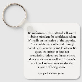 Empowering quote キーホルダー