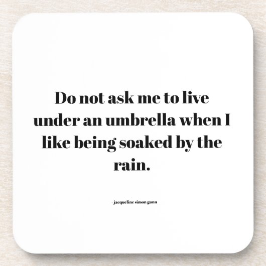 Empowering quote コースター (正面)