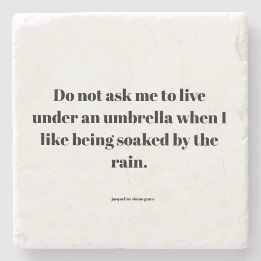 Empowering quote ストーンコースター (正面)