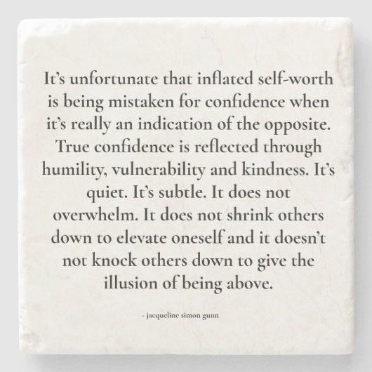 Empowering quote ストーンコースター (正面)