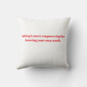 Empowering quotes クッション (裏面)