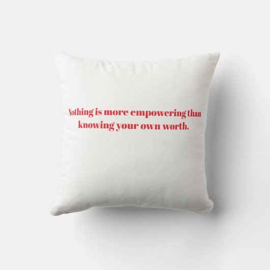 Empowering quotes クッション (裏面)
