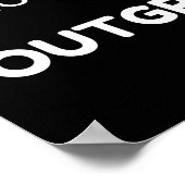 Empowering Self Growth Quote Minimalist ポスター (角)