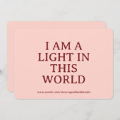 Empowering Self-Love Card – Custom Gift for Her シーズンカード (正面/裏面)