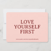 Empowering Self-Love Card – Custom Gift for Women シーズンカード (正面)