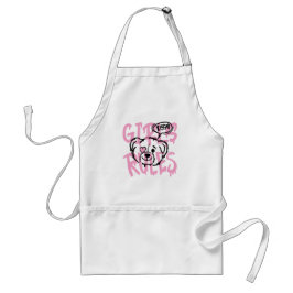 Empowering Women: GIRLS RULES アート スタンダードエプロン
