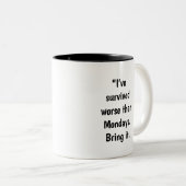 empowerment coffee mug, ツートーンマグカップ (正面右)