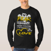Empowerment  Fear Disappears When Powered By Love Tシャツ (正面)