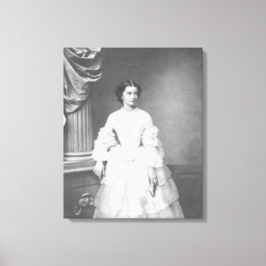 Empress Elisabeth of Austria  – Hanfstaengl キャンバスプリント (正面)
