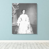 Empress Elisabeth of Austria  – Hanfstaengl キャンバスプリント (インサイチュ (ウッドフロア))