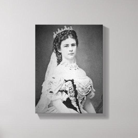 Empress Elisabeth of Austria Hungary キャンバスプリント (正面)