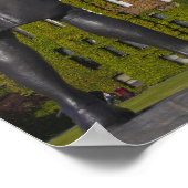 Empress Hotel and statue of Captain James Cook, ポスター (角)