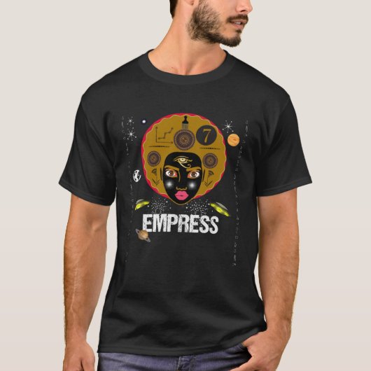 Empress  Moorish Women Cosmic Moabitess Matriach Tシャツ (正面)