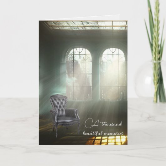 Empty Chair Sympathy カード (正面)