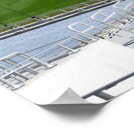 Empty College Football Stadium ポスター (角)