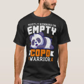 Empty COPD Warrior Awareness Support Month Orange Tシャツ (正面)