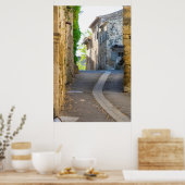 Empty Narrow通り（フランス） ポスター (キッチン)