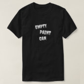 Empty Paint Can Tシャツ (デザイン正面)