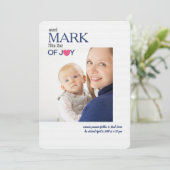 EMR Joy Photo Birth Announcement 案内状 (スタンド正面)