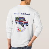 EMSのクリスマスのギフト Tシャツ (裏面)