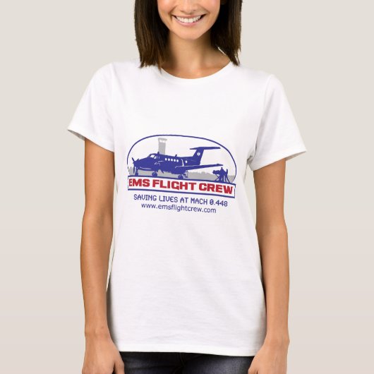 EMSの搭乗員のターボプロップ Tシャツ (正面)