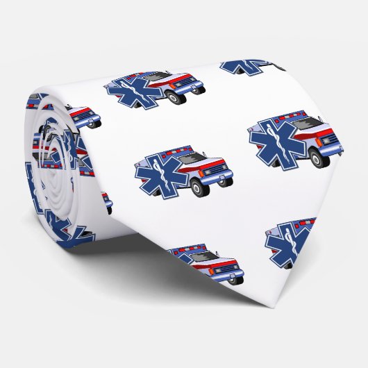 EMSの救急車の緊急のタイ ネクタイ (ロール)