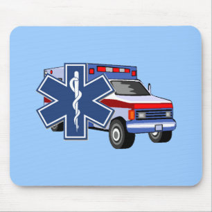 EMSの救急車 マウスパッド