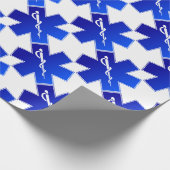 EMSの緊急の医療サービス ラッピングペーパー (角)