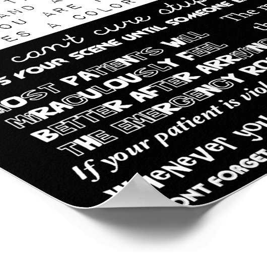 emsの規則 ポスター (角)