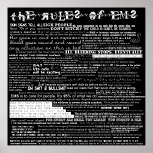 EMSの規則 ポスター