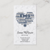 EMSデニムテクスチャ 名刺 (正面)