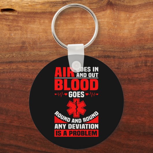 emsナース引用文救急車の運転手Emt救急医療隊員Hea キーホルダー (正面)