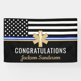 EMSファースト・レスポンダー白線フラグEMT除・売却 横断幕